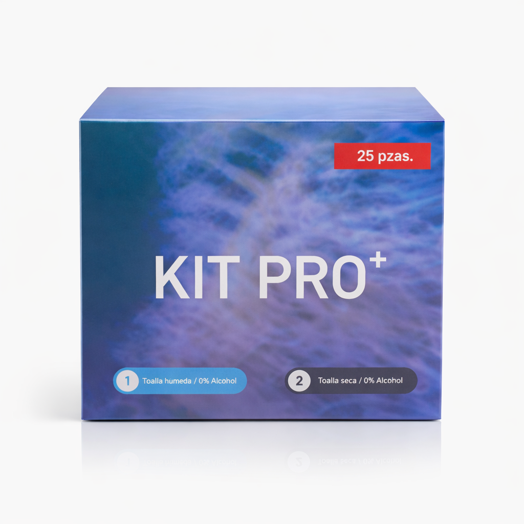 Toallitas Limpiadoras 2 en 1 — 25 piezas